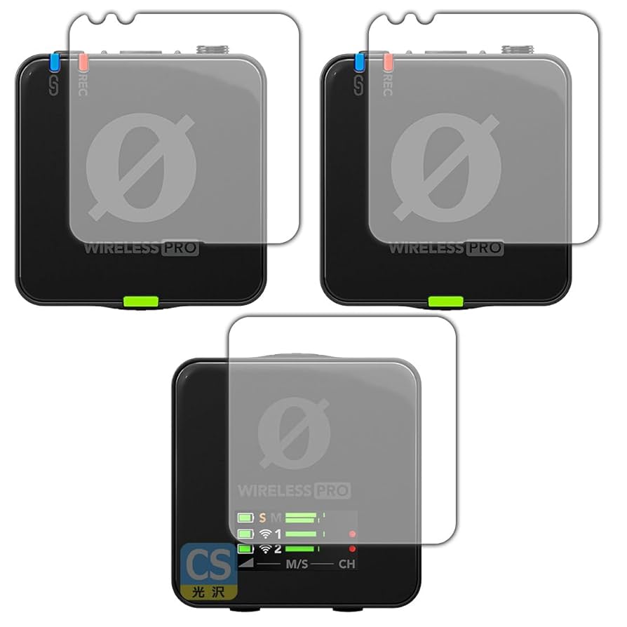 RODE Wireless Pro ＋ 専用保護フィルム Amazon | PDA工房 RODE Wireless PRO 対応 Crystal Shield 保護